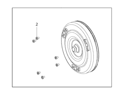 2019 Jeep Compass Torque Converter - RL374953AA