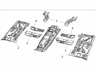 Jeep Compass Floor Pan - 68444273AB