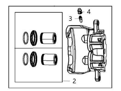 Dodge Charger Brake Caliper - R5137670AC