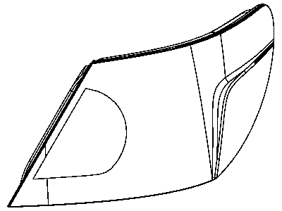 2009 Chrysler Sebring Tail Light - 5303988AE