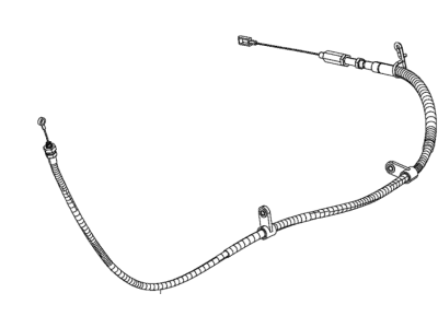 Ram ProMaster 2500 Parking Brake Cable - 68241549AA