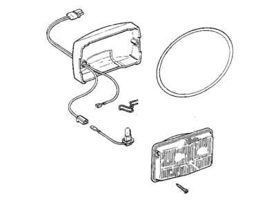 Mopar 4713582 Fog Lamp Assembly