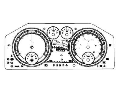 2016 Ram 1500 Speedometer - 68280820AC