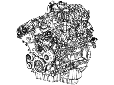 Mopar 68164082AB Engine-Complete