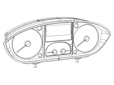 Ram ProMaster 3500 Instrument Cluster - 68472800AB