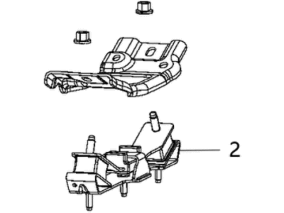 2017 Ram 3500 Transmission Mount - 68090653AB