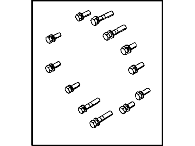 Mopar 68036452AA Bolt-Axle Head