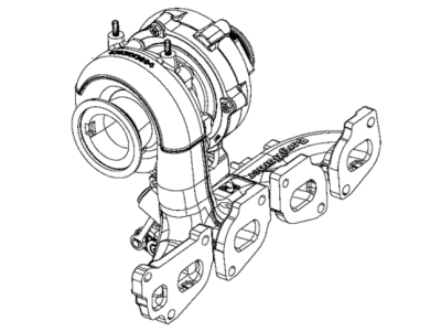 2020 Jeep Cherokee Turbocharger - 68433267AA