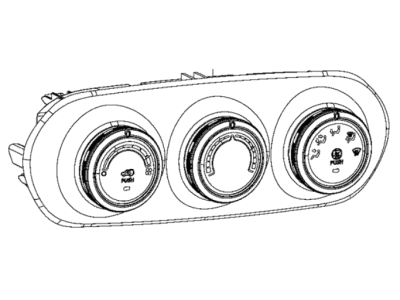 2018 Jeep Renegade A/C Switch - 6RJ15LXHAA