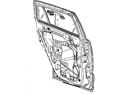 Mopar 1DE591JCAD Handle-Exterior Door