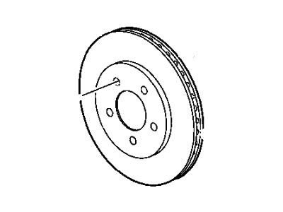 Dodge Caravan Brake Disc - 2AMV1819AA