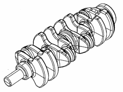 Jeep Crankshaft - 4884563AD