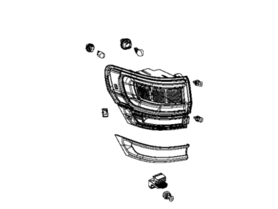 2017 Jeep Grand Cherokee Back Up Light - 68316192AA