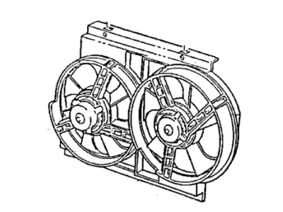 Chrysler Imperial Fan Motor - 4401498