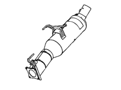 Mopar 68306885AA Catalytic Converter Scr With Ammonia Trap