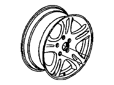 Dodge Caravan Spare Wheel - 4743654AA