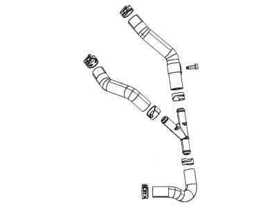 Jeep EGR Tube - 5048321AE