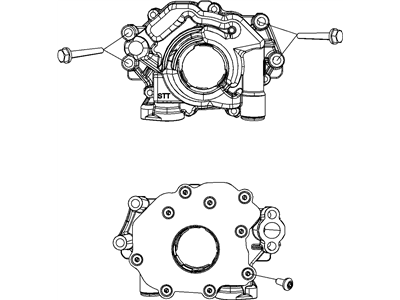 Chrysler Oil Pump - 53021622BE