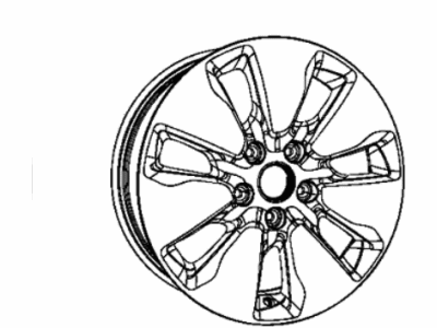 2020 Chrysler Voyager Spare Wheel - 5SQ16RNWAB