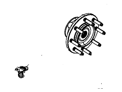 2006 Dodge Ram 2500 Wheel Hub - 2AMVH206AA