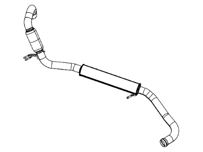 2015 Chrysler Town & Country Exhaust Pipe - 68040250AI