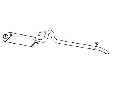 1998 Jeep Cherokee Exhaust Pipe - E0055188