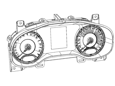 Jeep Compass Speedometer - 6QR58DX9AC