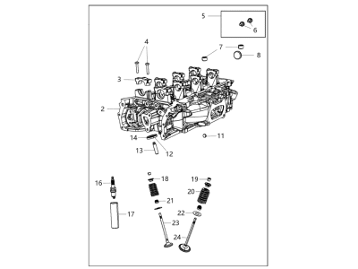 2023 Jeep Grand Cherokee L Cylinder Head - 68293288AB