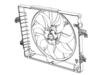 Mopar 68268606AB Fan Assembly-Radiator Cooling