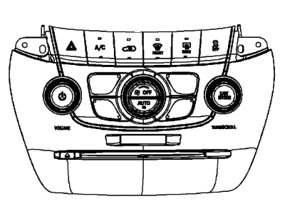 Dodge Journey A/C Switch - 6MP801X9AA