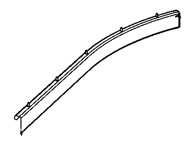 Mopar 4894912AC Track-Sliding Door