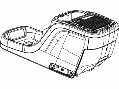 Chrysler Pacifica Center Console Base - 5XF832D2AE