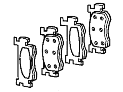 2005 Dodge Caravan Brake Pad - BHKH5568