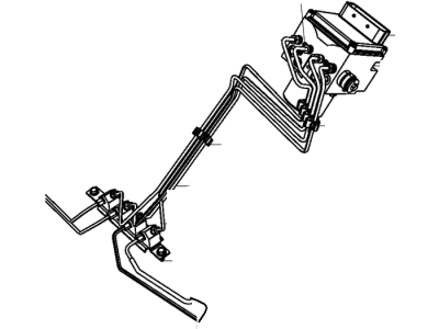 2016 Ram 1500 Brake Line - 68258945AA