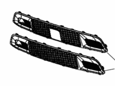 Mopar 68258566AA Grille-Lower