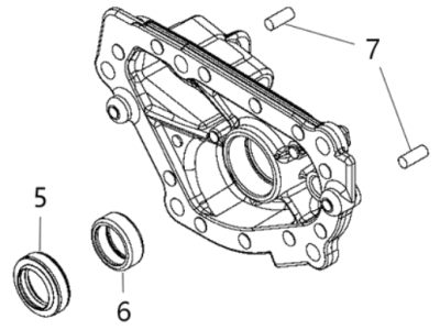 Jeep Wrangler Transfer Case Cover - 68441888AA