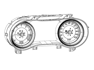 Mopar 68432292AB Cluster-Instrument Panel