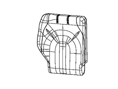 Mopar 6ED13LV5AA Rear Seat Back 3Rd Row Cover