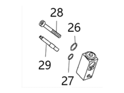 Jeep A/C Expansion Valve - 68440391AA