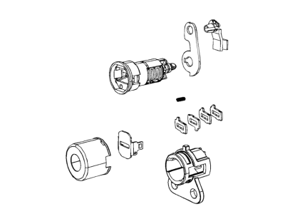 Ram 2500 Door Lock Cylinder - 68440833AA