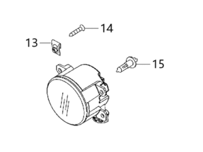 Mopar 68439332AA Fog Lamp