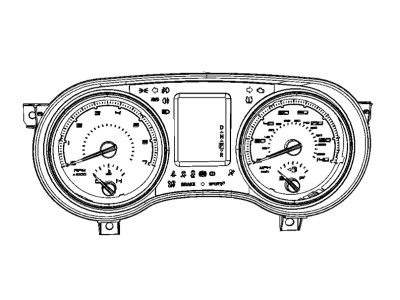 Chrysler 300 Instrument Cluster - 68281430AB