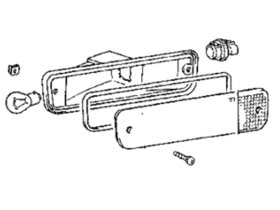 1990 Dodge Colt Back Up Light - MB597709