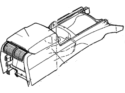 Jeep Grand Cherokee Center Console Base - 1BJ011D1AA