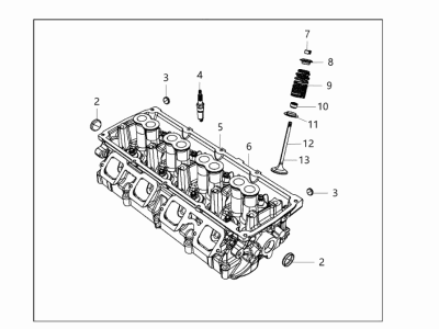 Chrysler 300 Cylinder Head - 68280502AB