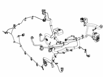 Mopar 68430568AC Electrical Battery Alternator Wiring