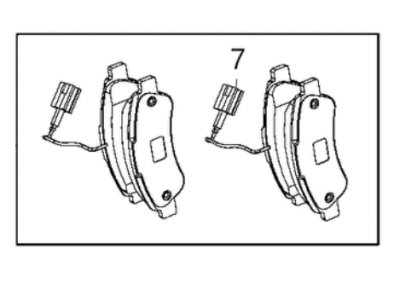 Ram ProMaster 2500 Brake Pad - 68289463AA