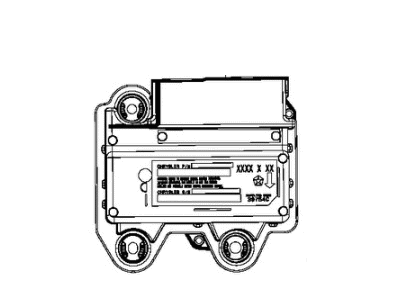 Mopar 68402852AD OCCUPANT Restraint