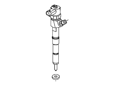 2017 Jeep Cherokee Fuel Injector - 68093392AB