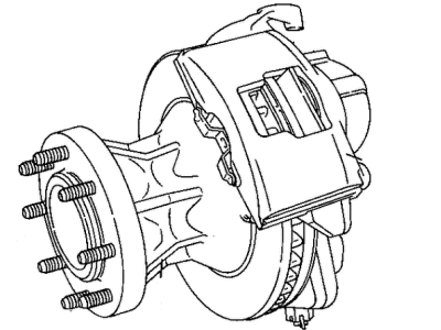 1996 Dodge Ram 3500 Wheel Hub - 5010020AA